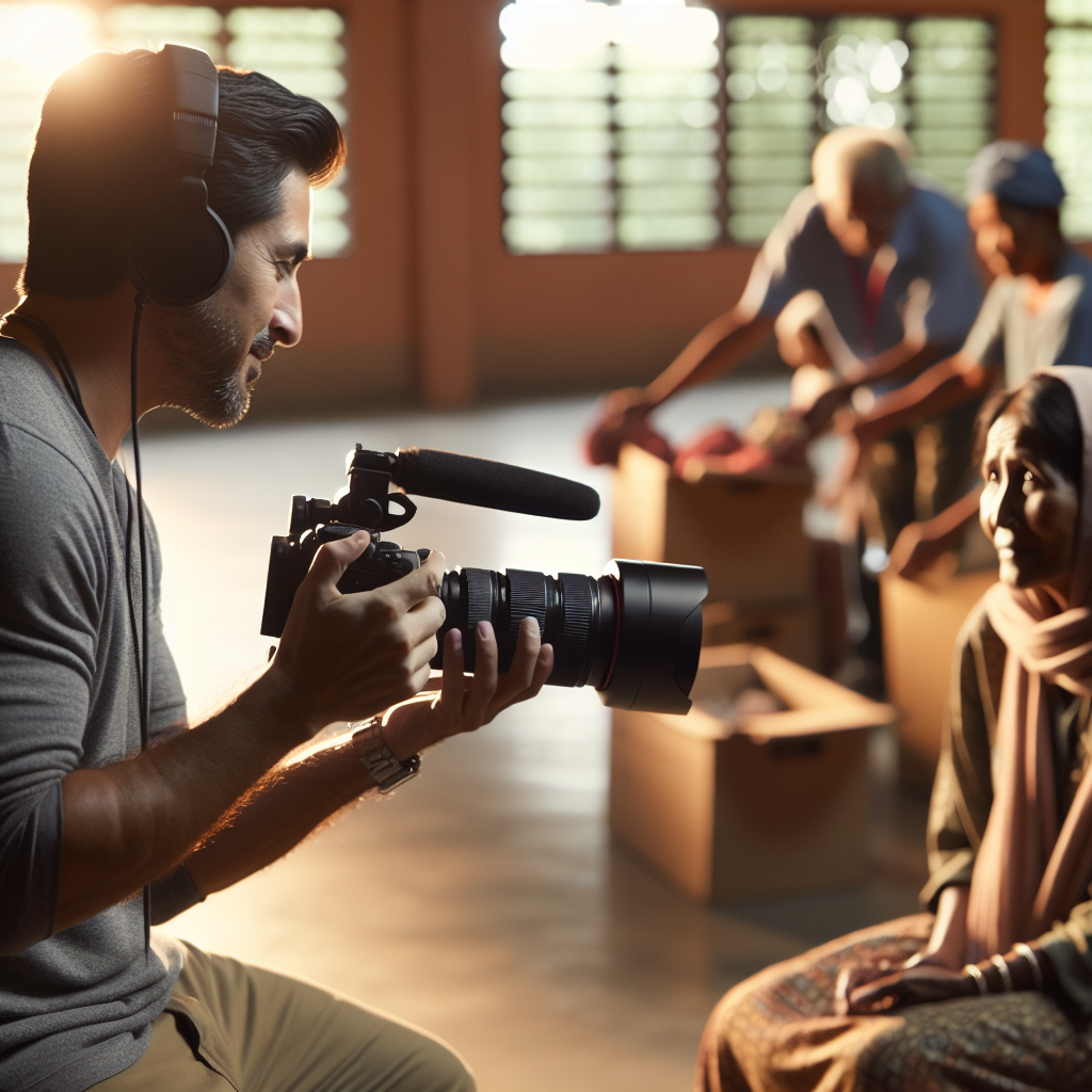 Produção profissional de vídeos para campanhas de captação de recursos